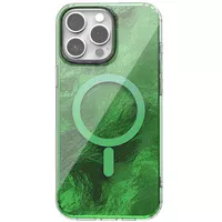 Чехол TPU Shiny Mountain (MagFit) для Apple iPhone 13 Pro (6.1") Green