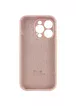 Чохол Silicone Case Full Camera Protective (AA) Apple iPhone 13 Pro (6.1") Рожевий / Pink Sand / PVH