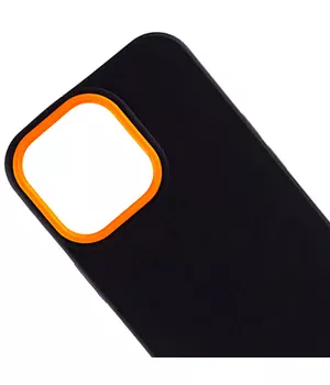 Чехол TPU+PC Bichromatic для Apple iPhone 13 Pro (6.1") Black / Orange