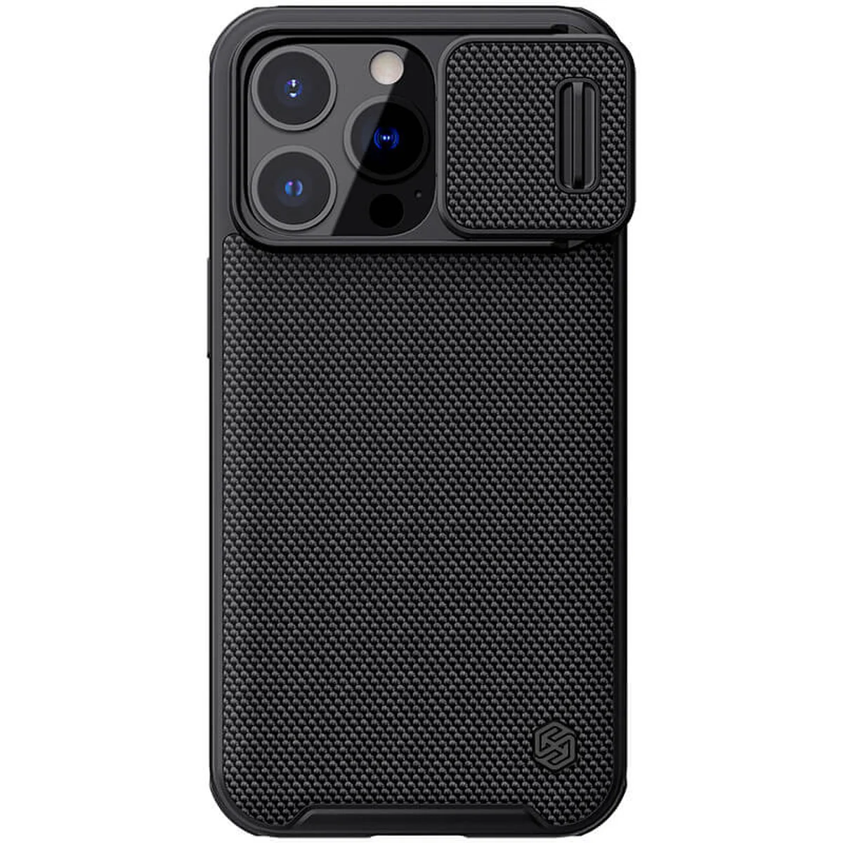TPU+PC чехол Nillkin Textured Pro Magnetic для Apple iPhone 13 Pro (6.1") Черный