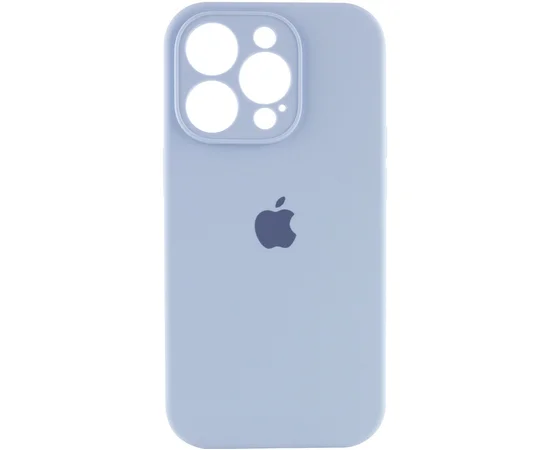 Чохол Silicone Case Full Camera Protective (AA) для Apple iPhone 13 Pro (6.1") Синій / Lilac Blue