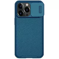 Карбоновая накладка Nillkin CamShield Pro Magnetic для Apple iPhone 13 Pro (6.1") Синий