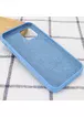 Чохол Silicone Case Full Protective (AA) Apple iPhone 13 Pro (6.1") Блакитний / Cornflower
