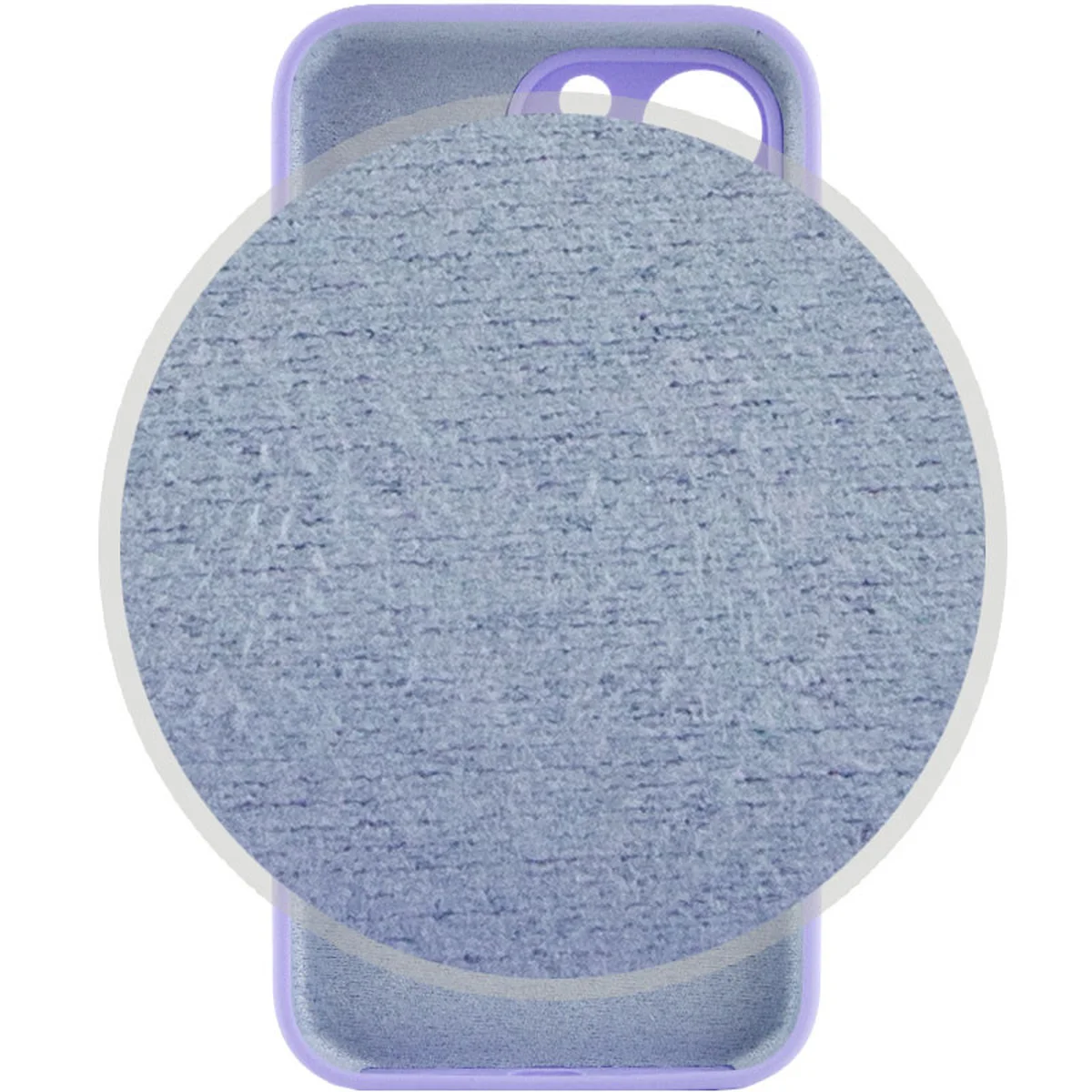 Чохол Silicone Case Full Camera Protective (AA) для Apple iPhone 13 Pro (6.1") Бузковий / Dasheen