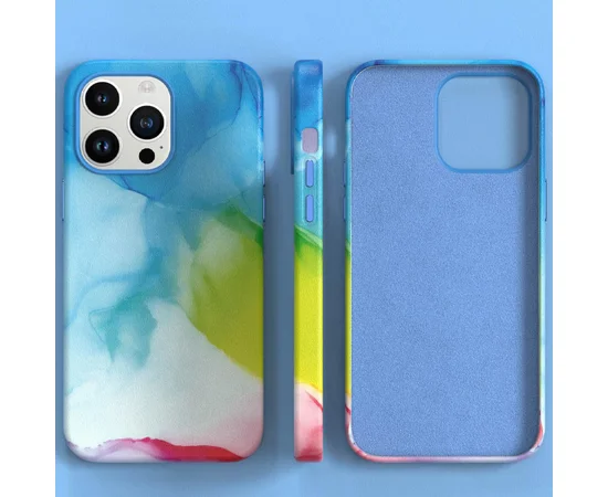 Шкіряний чохол Figura Series Case with MagSafe для Apple iPhone 13 Pro (6.1") Multicolor