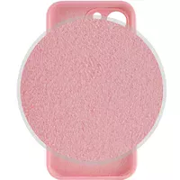 Чехол Silicone Case Full Camera Protective (AA) для Apple iPhone 13 Pro (6.1") Розовый / Light pink