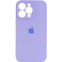 Чохол Silicone Case Full Camera Protective (AA) для Apple iPhone 13 Pro (6.1") Бузковий / Dasheen