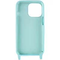 Чохол TPU two straps California для Apple iPhone 13 Pro (6.1") Бірюзовий / Marine Green