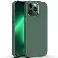 TPU чехол Bonbon Metal Style для Apple iPhone 13 Pro (6.1") Зеленый / Pine green