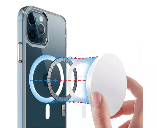 Чохол TPU Space Case with MagSafe для Apple iPhone 13 Pro (6.1") Прозорий