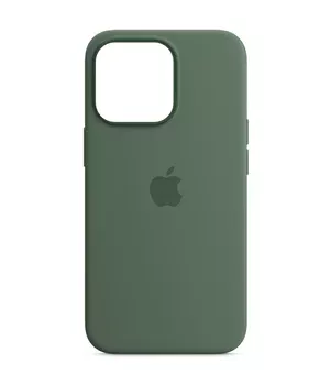 Чехол Silicone case (AAA) full with Magsafe and Animation для Apple iPhone 13 Pro (6.1") Зеленый / Eucalyptus