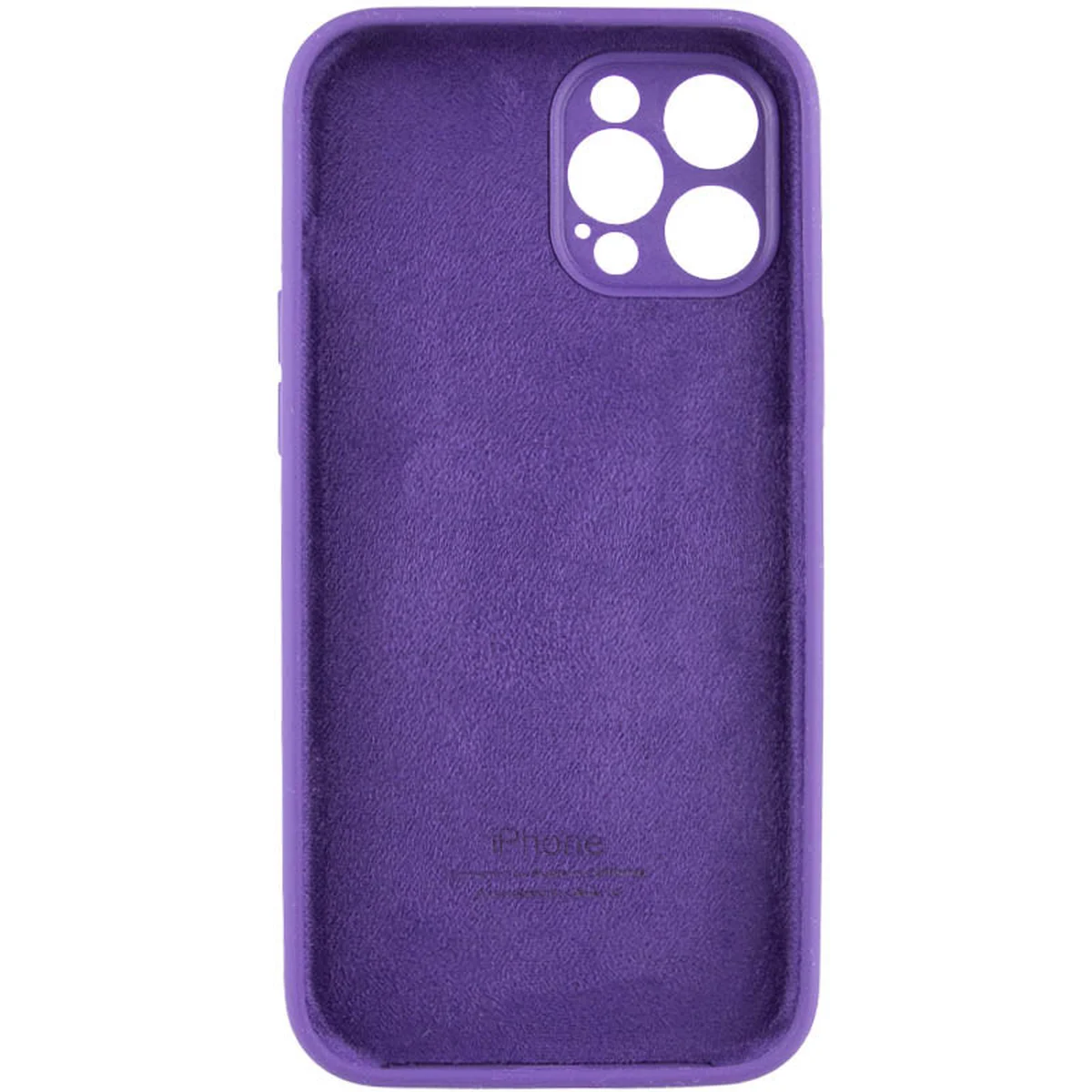 Чехол Silicone Case Full Camera Protective (AA) для Apple iPhone 13 Pro (6.1") Фиолетовый / Amethyst