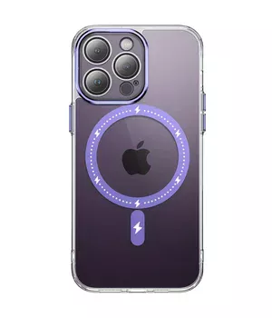 Чехол TPU+PC Colorful with MagSafe для Apple iPhone 13 Pro (6.1") Purple