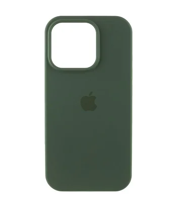 Чохол Silicone Case (AA) Logo with MagSafe для Apple iPhone 13 Pro (6.1") Зелений / Cyprus Green