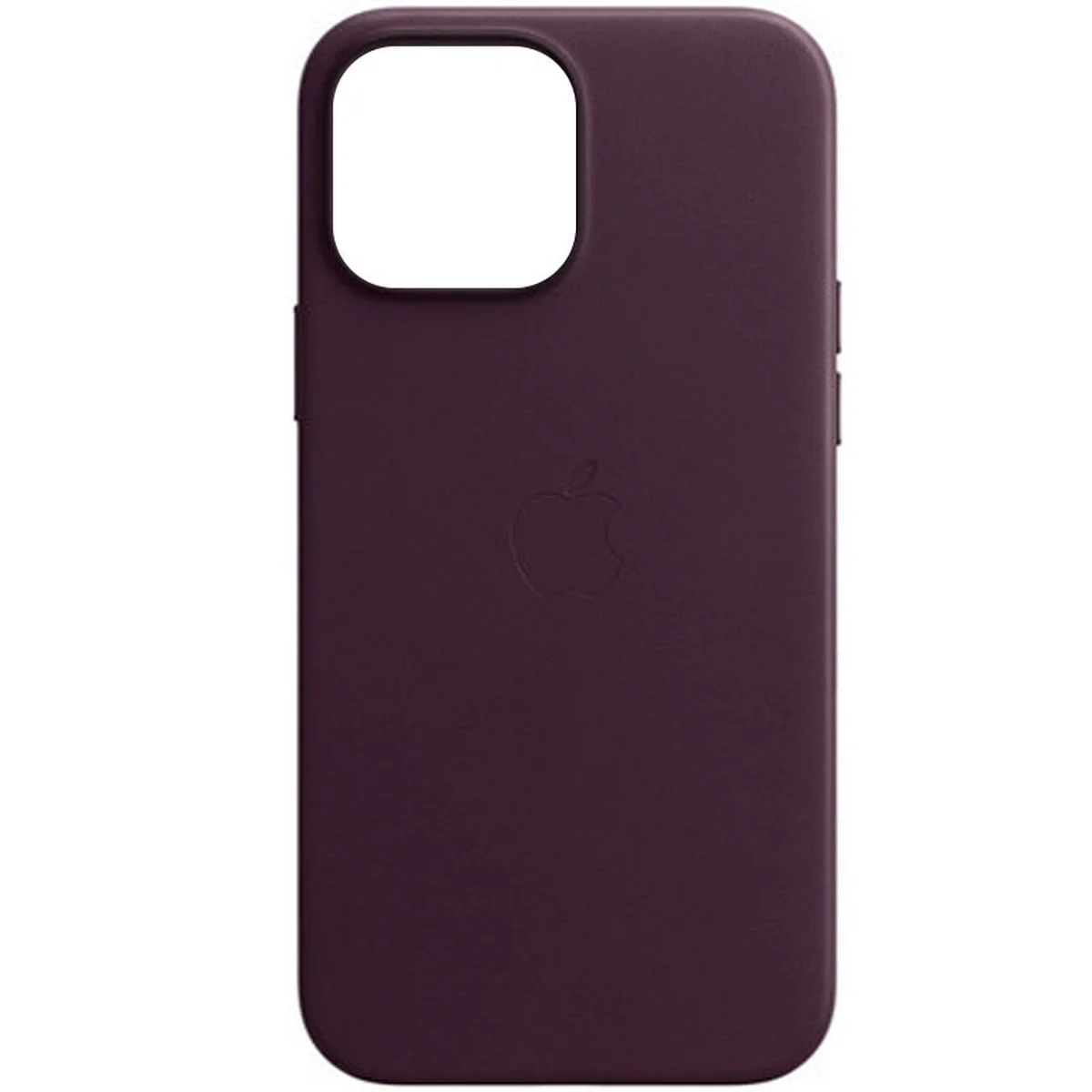 Кожаный чехол Leather Case (AAA) для Apple iPhone 13 Pro (6.1") Бордовый / Dark Cherry