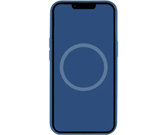 Чохол Silicone case (AAA) full with Magsafe and Animation для Apple iPhone 13 Pro (6.1") Синій / Blue Jay