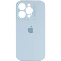 Чехол Silicone Case Full Camera Protective (AA) для Apple iPhone 13 Pro (6.1") Голубой / Sweet Blue
