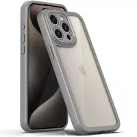 TPU чохол Transparent + Colour 1,5mm для Apple iPhone 13 Pro (6.1") Grey