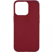 Силіконовий чохол Candy для Apple iPhone 13 Pro (6.1") Бордовий
