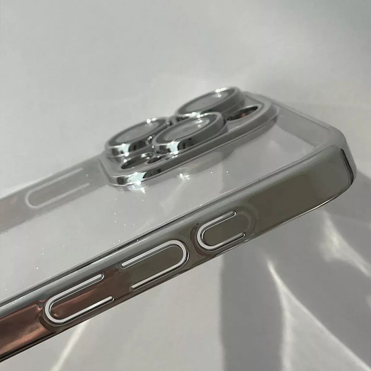 Чохол TPU+PC Glittershine для Apple iPhone 13 Pro (6.1") Silver