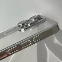 Чохол TPU+PC Glittershine для Apple iPhone 13 Pro (6.1") Silver