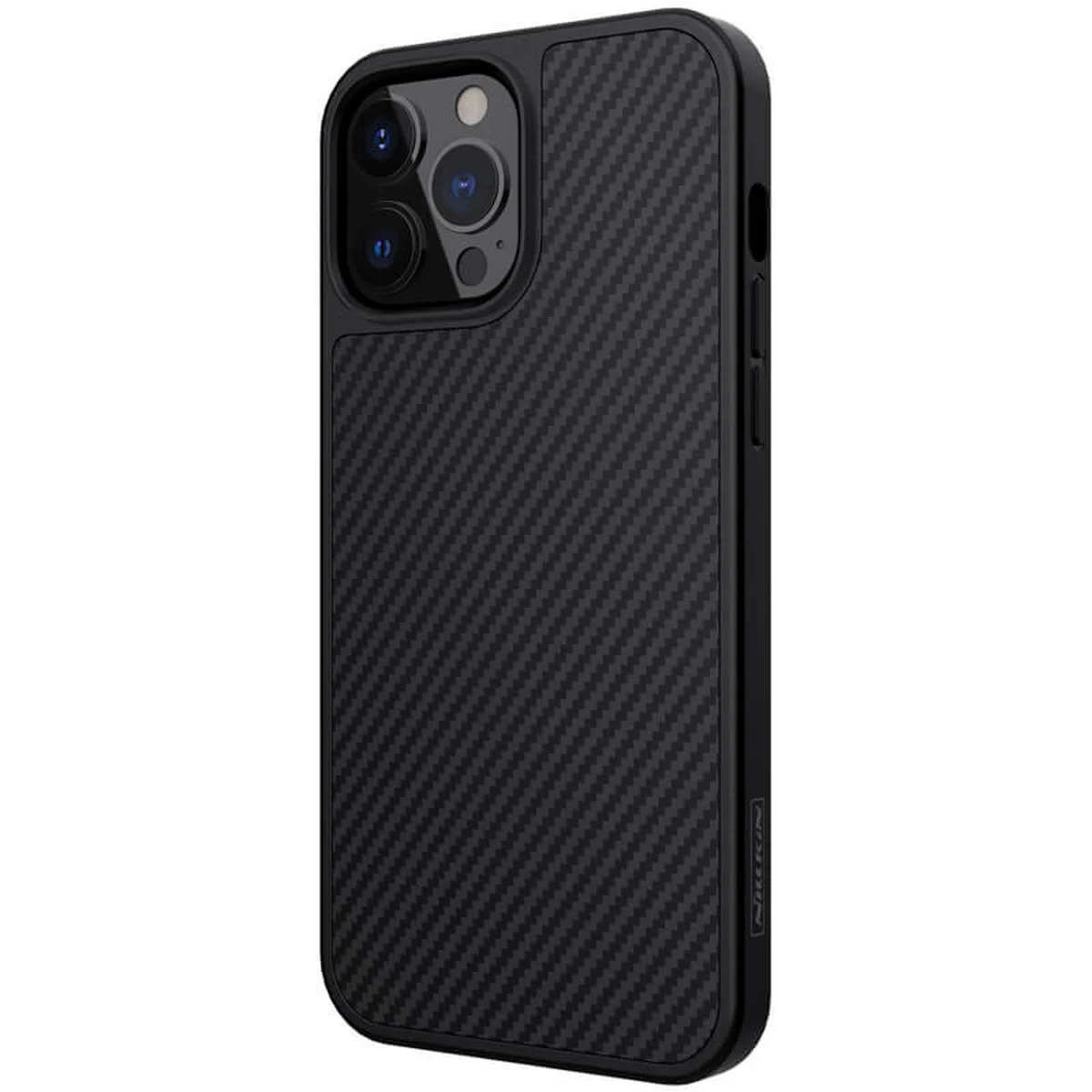 Карбоновая накладка Nillkin Synthetic Fiber series для Apple iPhone 13 Pro (6.1") Черный