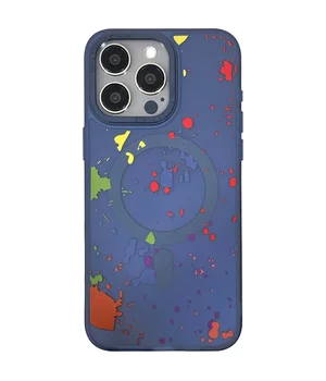 Чохол TPU+PC Flush with MagSafe для Apple iPhone 13 Pro (6.1") Dark blue