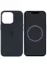 Чохол Silicone case (AAA) full with Magsafe and Animation для Apple iPhone 13 Pro (6.1") Чорний / Midnight