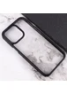 TPU+PC чохол Chrome Buttons для Apple iPhone 13 Pro (6.1") Чорний