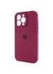 Чехол Silicone Case Full Camera Protective (AA) для Apple iPhone 13 Pro (6.1") Бордовый / Maroon