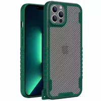Чохол TPU+PC TRAVEL Carbon для Apple iPhone 13 Pro (6.1") Зелений