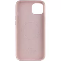 Чехол Silicone case (AAA) full with Magsafe для Apple iPhone 13 Pro (6.1") Розовый / Chalk Pink