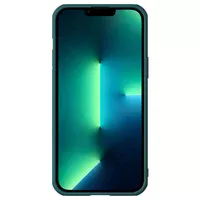 Кожаная накладка Nillkin Camshield Leather (шторка на камеру) для Apple iPhone 13 Pro (6.1") Зеленый / Green