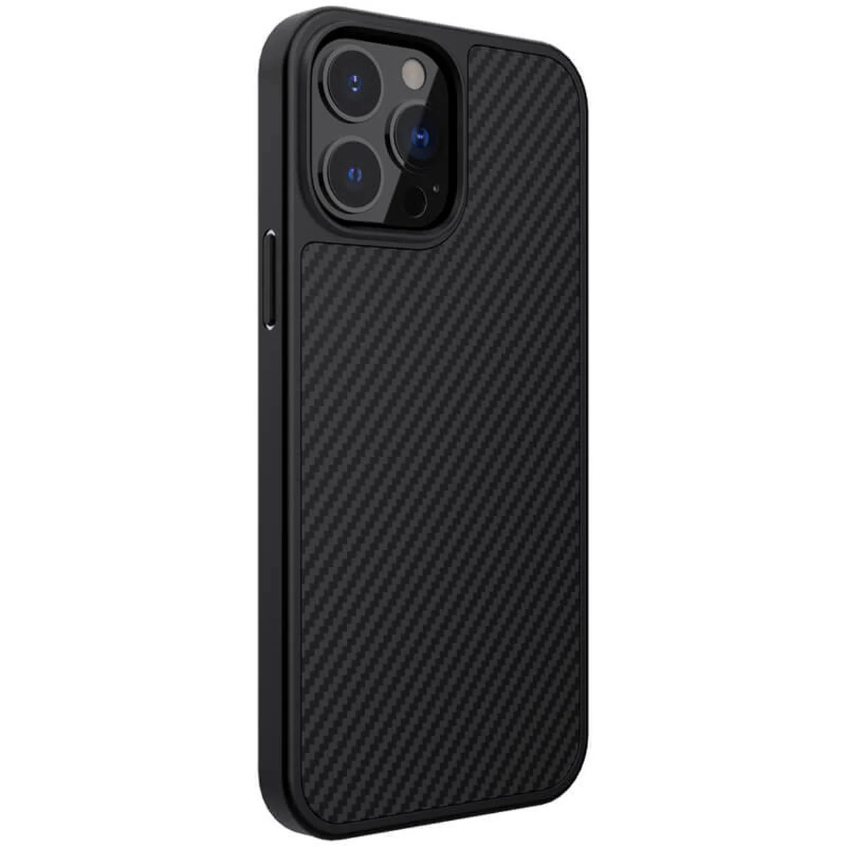 Карбоновая накладка Nillkin Synthetic Fiber series для Apple iPhone 13 Pro (6.1") Черный