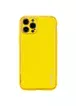 Шкіряний чохол Xshield для Apple iPhone 13 Pro (6.1") Жовтий / Yellow