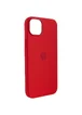 Чехол Silicone case (AAA) full with Magsafe для Apple iPhone 13 (6.1") Красный / Red