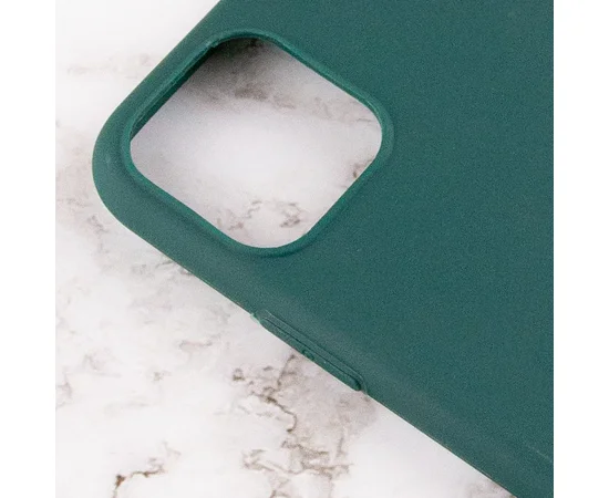 Силиконовый чехол Candy для Apple iPhone 13 (6.1") Зеленый / Forest green