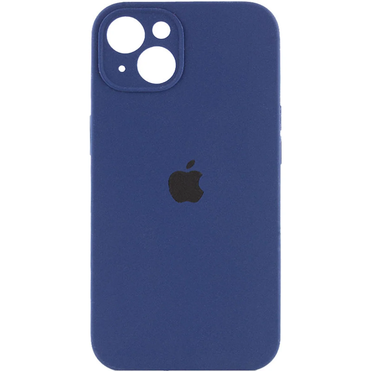 Чехол Silicone Case Full Camera Protective (AA) для Apple iPhone 13 (6.1") Синий / Deep navy