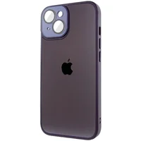 Чохол TPU+Glass Sapphire Midnight для Apple iPhone 13 (6.1") Фіолетовий / Deep Purple