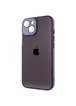Чехол TPU+Glass Sapphire Midnight для Apple iPhone 13 (6.1") Фиолетовый / Deep Purple