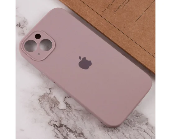 Чохол Silicone Case Full Camera Protective (AA) Apple iPhone 13 (6.1") Сірий / Lavender