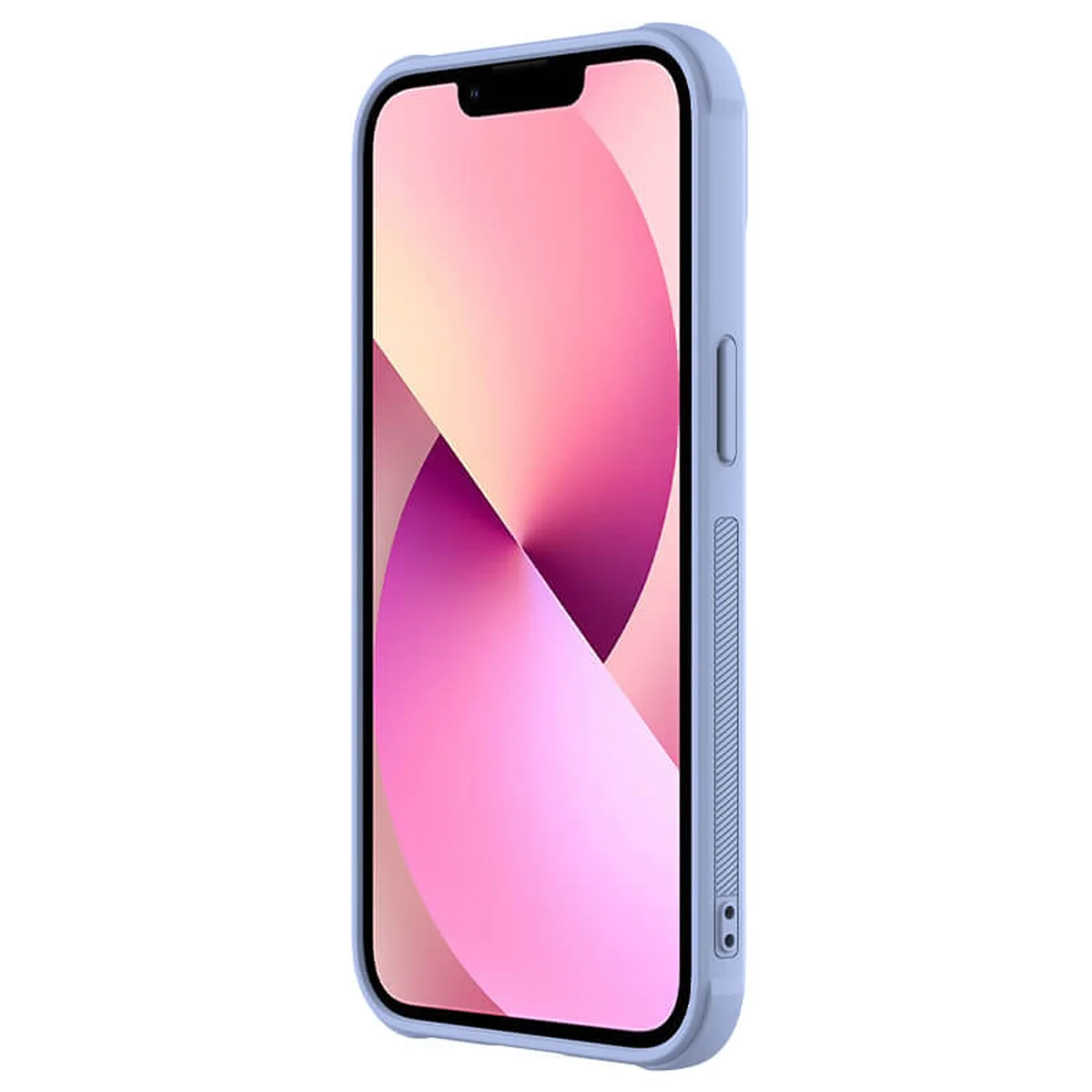 Кожаная накладка Nillkin Camshield Leather (шторка на камеру) для Apple iPhone 13 (6.1") Сиреневый / Purple