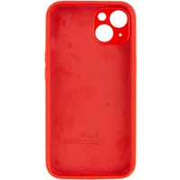 Чехол Silicone Case Full Camera Protective (AA) для Apple iPhone 13 (6.1") Красный / Red