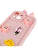 Чехол TPU Toys Case with Ears для Apple iPhone 13 (6.1") Light Pink