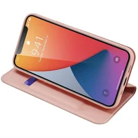 Чохол-книжка Dux Ducis з кишенею для візиток для Apple iPhone 13 (6.1 ") Rose Gold