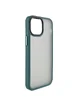 TPU+PC чехол Metal Buttons для Apple iPhone 13 (6.1") Зеленый