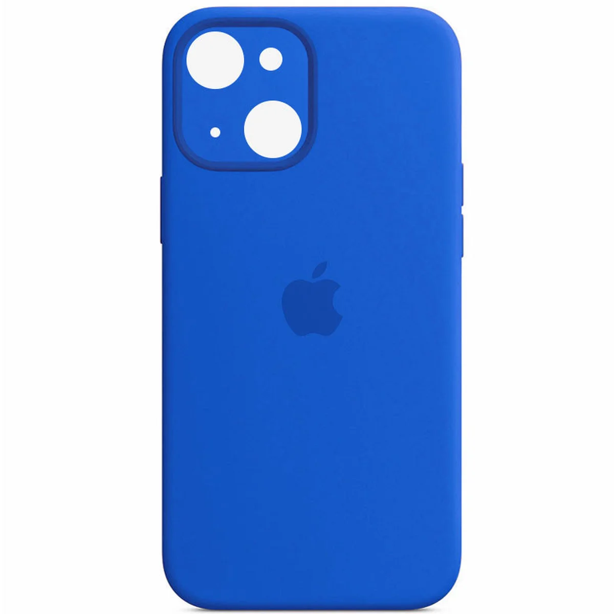 Чехол Silicone Case Full Camera Protective (AA) для Apple iPhone 13 (6.1") Синий / Capri Blue