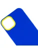 Чехол TPU+PC Bichromatic для Apple iPhone 13 (6.1") Navy Blue / Yellow