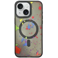 Чехол TPU+PC Flush with MagSafe для Apple iPhone 13 (6.1") Titanium black