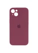 Чохол Silicone Case Full Camera Protective (AA) Apple iPhone 13 (6.1") Бордовий / Plum